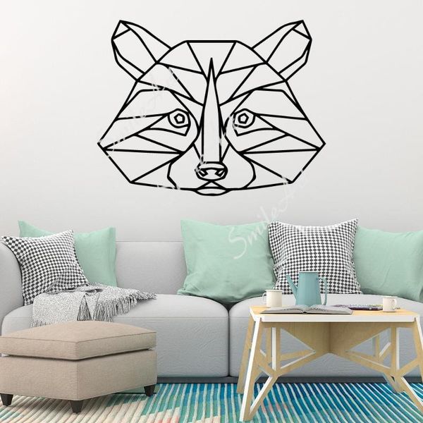 

wall stickers design geometric animals removable art for kids rooms decoration accessories