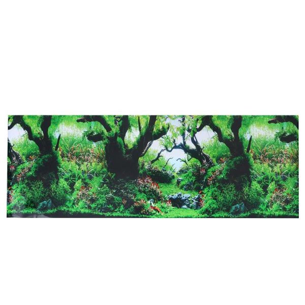 

fish tank background mural decorative sticker aquarium (colorful) decorations