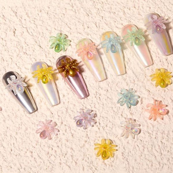 

nail art decorations symphony crystal aurora spider jewelry decoration manicure accessories diy ornaments, Silver;gold