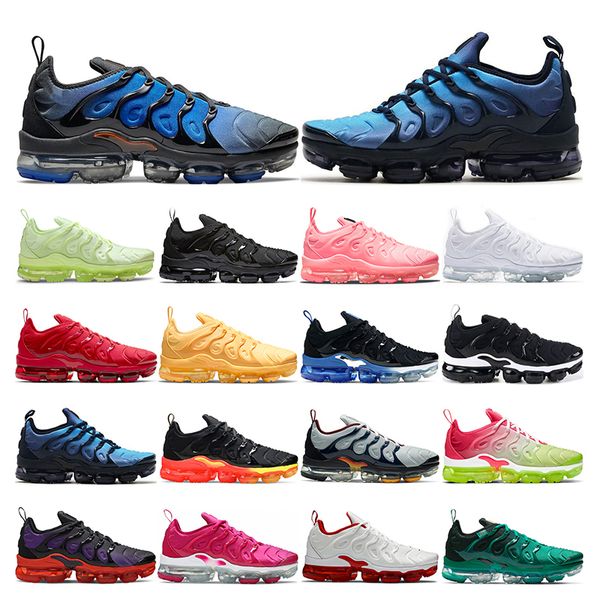

tn plus running shoes for men women triple black white barely volt atlanta fresh university red coconut milk hyper royal mens sports