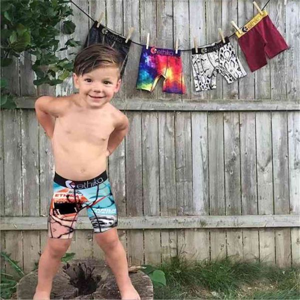 

summer boys letters printed underpants kids boy's boxers swimwear beach outdoor travel trendy children's briefs swimsuit bathing s, Camo