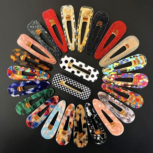 

fashion vintage women hairgrips casual brand floral girl barrettes for lady beauty acetate hairpins hair accessories