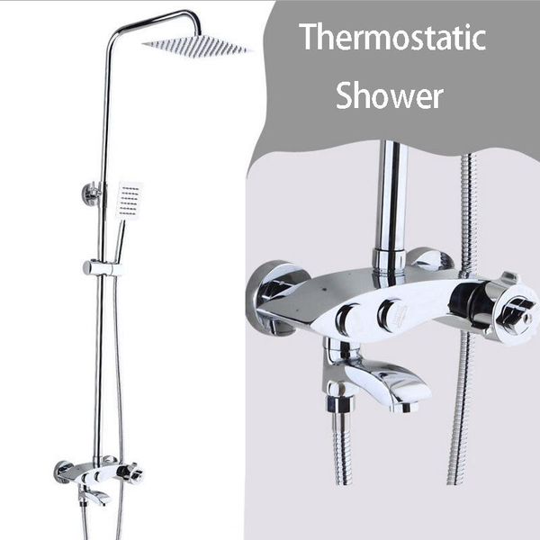 

styles thermostat shower faucet bathroom bathtub wall mounted mixer taps sets