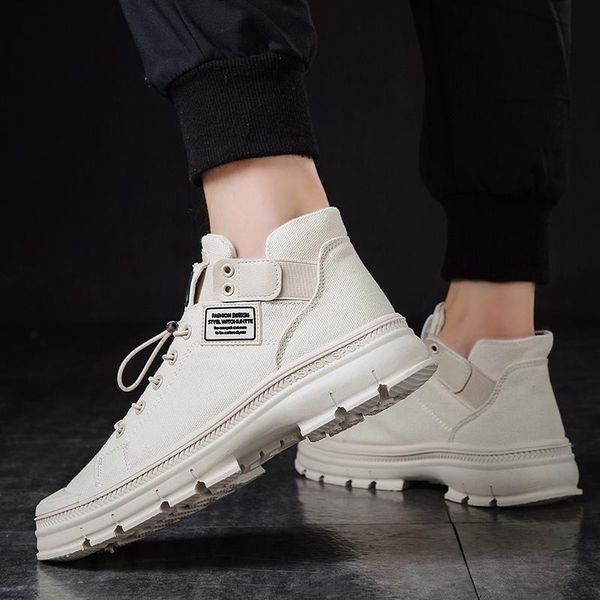 

boots mens man leather breathable sports causal work sneaker spring for vintage on dress black coturno shoes sneakers