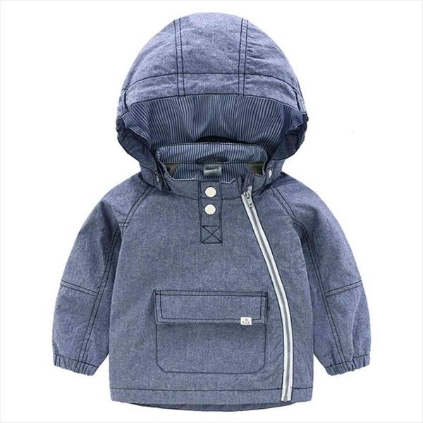 

boys jackets children winter girls kids windbreaker with hooded zipper long sleeve wind proof outerwear warm coat, Blue;gray