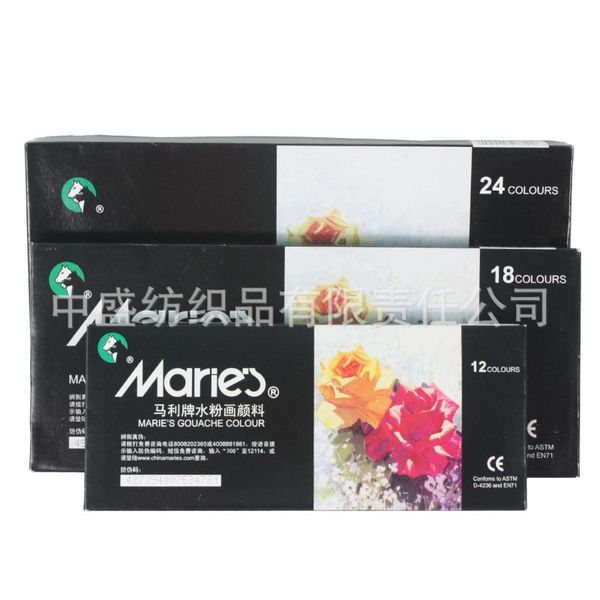 

gift sets gouache paint pastel set washable children's painting school drawing watercolor coloring for kids portable tools solid pigmen