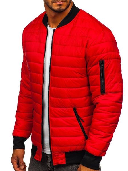 

men's jackets solid colour cotton jacket men winter warm color stand neck long sleeves zip-up outer wear with pockets, Black;brown