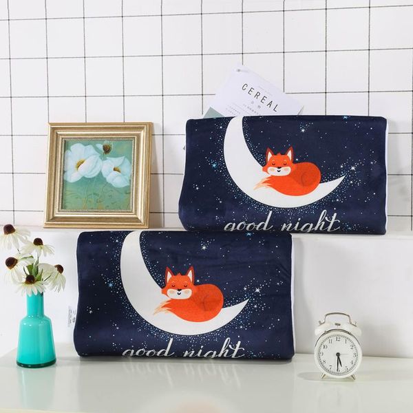 

pillow memory cotton pillows kid bed release pressure sleeping for bedroom with pillowcase