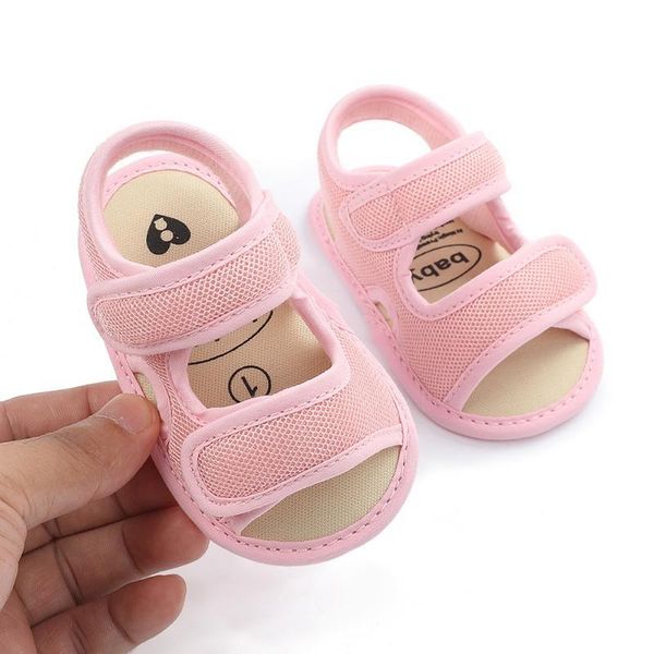 

first walkers weixinbuy baby boys girls shoes soild summer breathable anti-slip toddler soft soled 0-18 monthes
