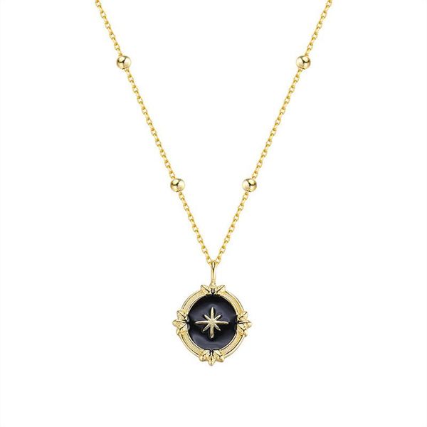 

necklaces & pendants 925 sterling silver star charm necklaces & pendants choker statement for women girls birthday party jewelry dz110