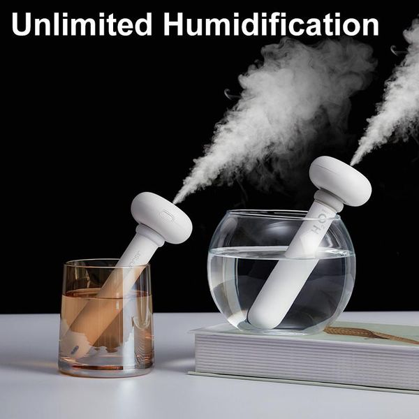 

portable air humidifier aroma diffuser usb silent mini mist maker for home office car difusor aromaterapia humidifiers