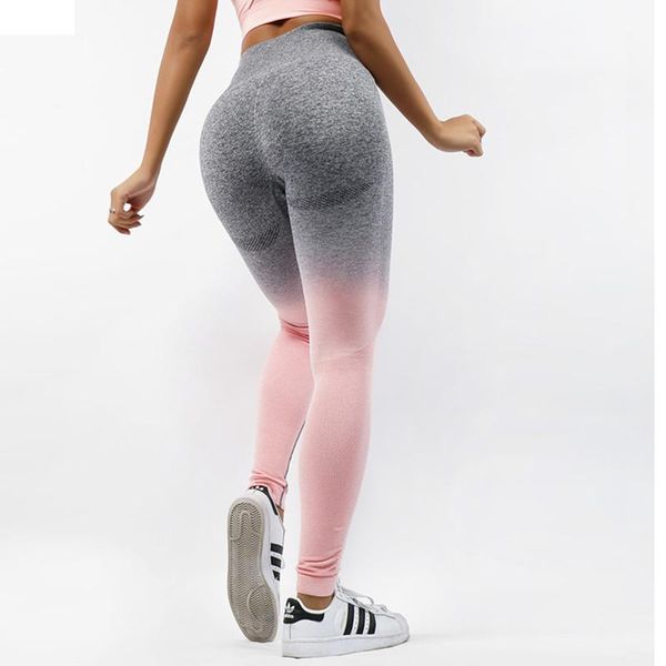 

yoga outfit women's thick seamless leggings high waist scrunch camo pants workout with tummy control fitted gym flexible