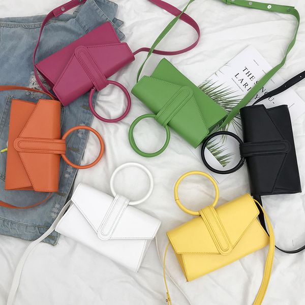 

handbags women bags designer ladies shoulder bag fashion candy color crossbody for women leather ring