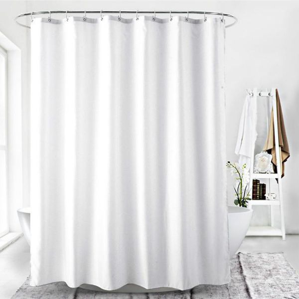 

polyester waterproof shower curtain pongee blackout bath partition screen anti-light decor water retaining cloth curtains