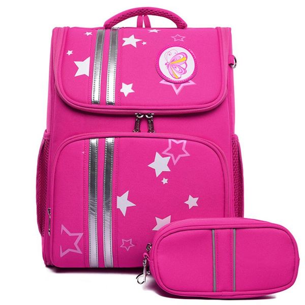 

solid children school bags for girls backpacks set portfolio starskids orthopedic schoolbags rose primary mochila escolar