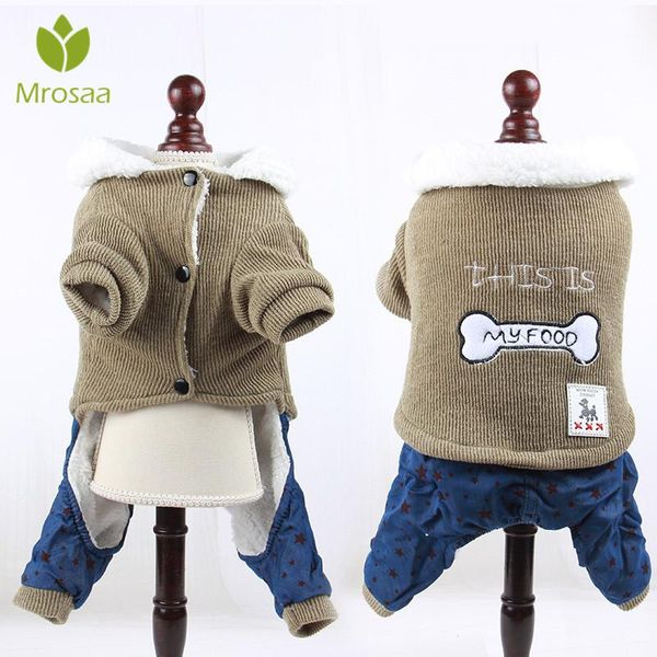 

dog apparel winter pet coat clothes for dogs clothing warm cotton jacket small big puppy chihuahua outfit s-xxl