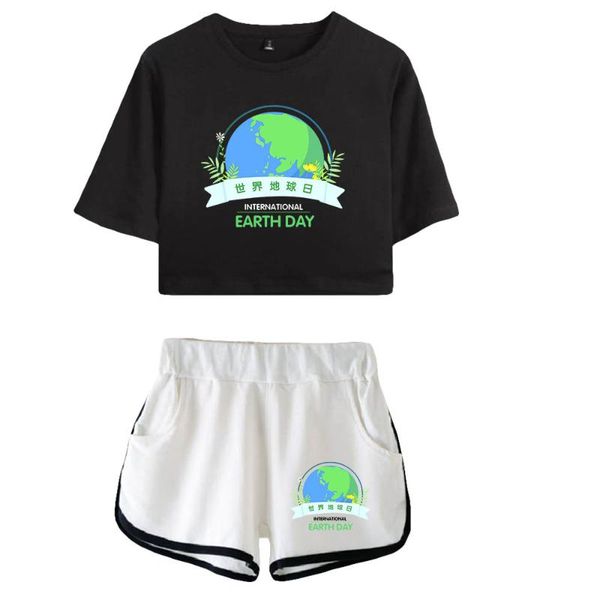 

men's t-shirts day two piece sets casual cool logo shorts+short sleeve t-shirt 2021 women summer, White;black