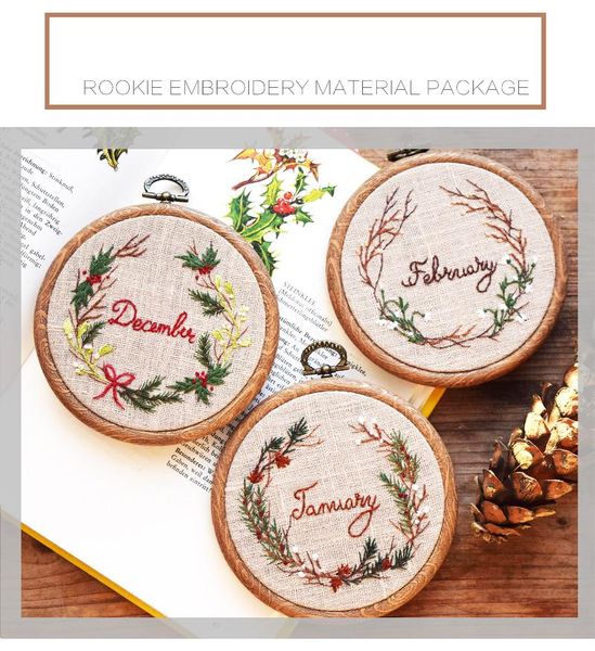 

other arts and crafts 2021 cross-stitch embroidery diy kit marlin magic idyllic christmas day wall decoration pendant