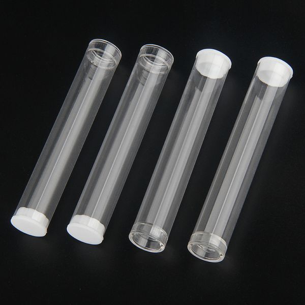 Cartuchos Vape Tubo de plástico para embalagem de cartucho Ecig Tank Tubos transparentes Carrinhos de bobina de cerâmica para cigarro eletrônico