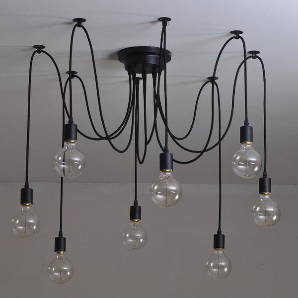 

pendant lamps retro industrial style creative chandelier spider lamp