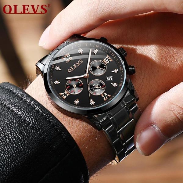 

wristwatches chronograph men watches wristwatch for male waterproof sport quartz men's clock relogio masculino auto date, Slivery;brown
