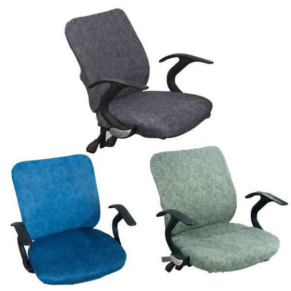 

chair covers printed modern spandex computer cover 100%cotton easy elastic washable removeable office fabric split