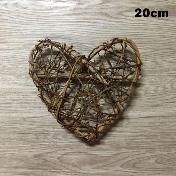 

decorative flowers & wreaths dried natural rattan weave brown grapevine wreath diy garland round wedding party home decor 15/20/25/30cm hug