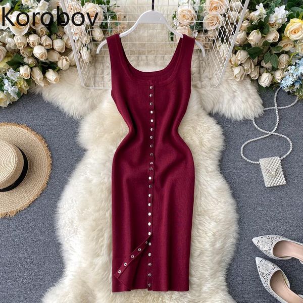 

casual dresses korobov sleeveless off shoulder camis dress high waist hip bodycon mutlicolor vestido single breast design ropa summer, Black;gray