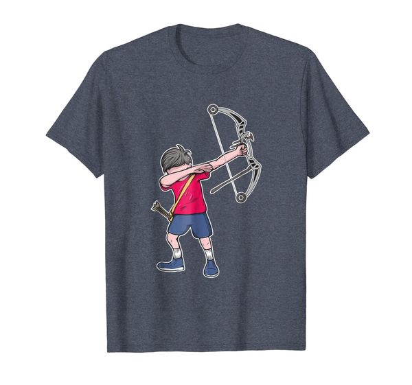 

dabbing archer shirt - dab archery boy compound bow arrows, White;black