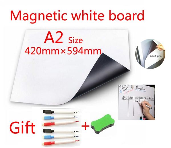 

whiteboards a2 size magnetic school white board fridge magnets wall stickers whiteboard for kids home office dry-erase boards