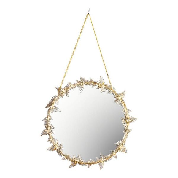

mirrors wall hanging mirror golden butterfly for home wedding gifts art decor living room