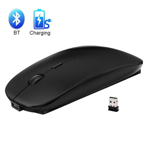 

mice wireless mouse bluetooth rechargeable slient computer 2.4ghz ergonomic mause usb optical for pc loptop