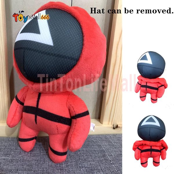 

20cm squid game plush toy kawaii peluche stuffed doll korean funny cartoon squid game character toys halloween christmas kids gifts