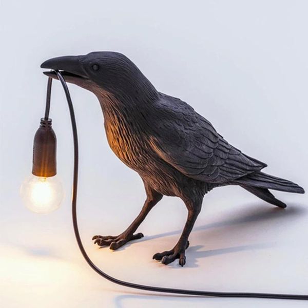 

table lamps lucky bird resin nordic simple led wall lamp creative bedside night light animal desk living room bedroom decor