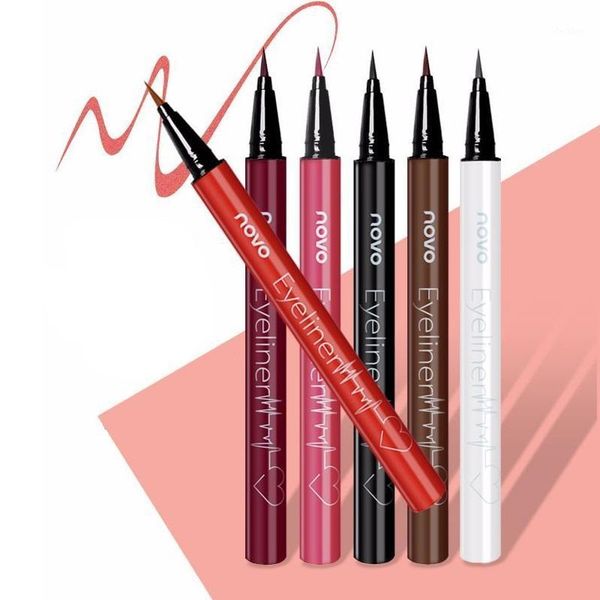 

blooming glamorous eyes eyeline pencil 1pcs liquid eyeliner waterproof makeup eye liner brown black cosmetics1