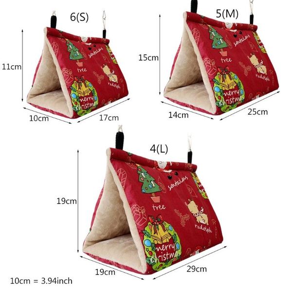 

winter warm bird nest house hanging hammock velvet shed hut finch cage hideaway q0ka cages
