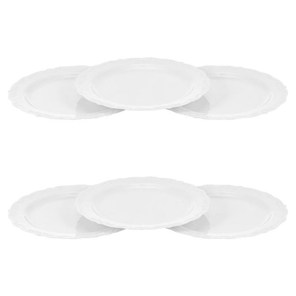 

dishes & plates 6pcs household western style lace fruit snack trays