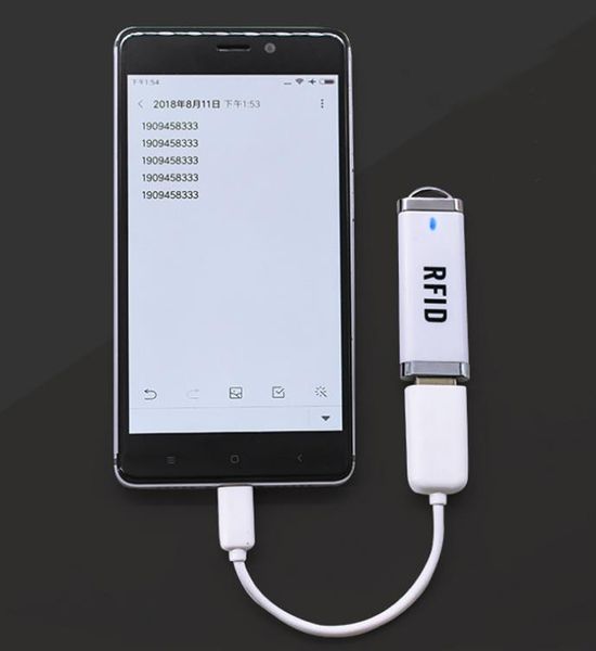 100 setleri Küçük RFID 125KHz KIMLIK Kart Okuyucu EM4100 USB Okuyucu RFID Okuyucu Android 10Digitals Çıkış 8Digitals Win XP \ Win CE \ Win 7 \ Win 10 \ Liunx \ Vista \ Android