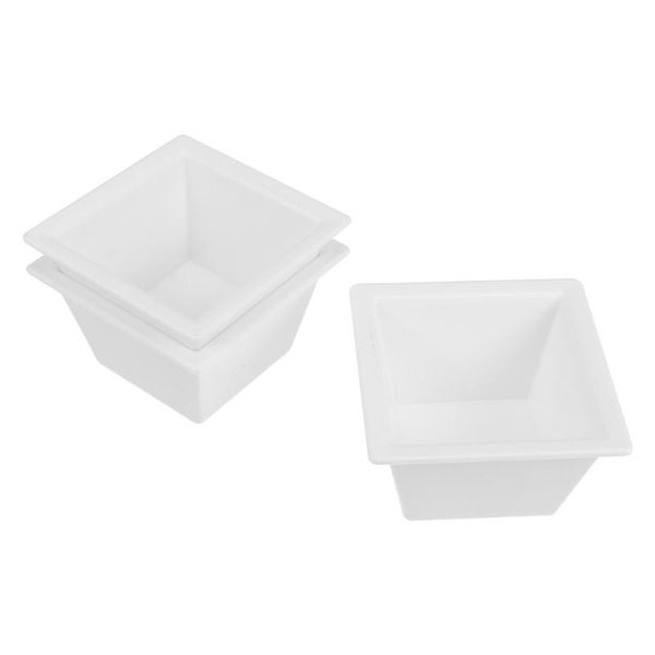 

dishes & plates 3pcs storage plate creative square fruit tray snack display