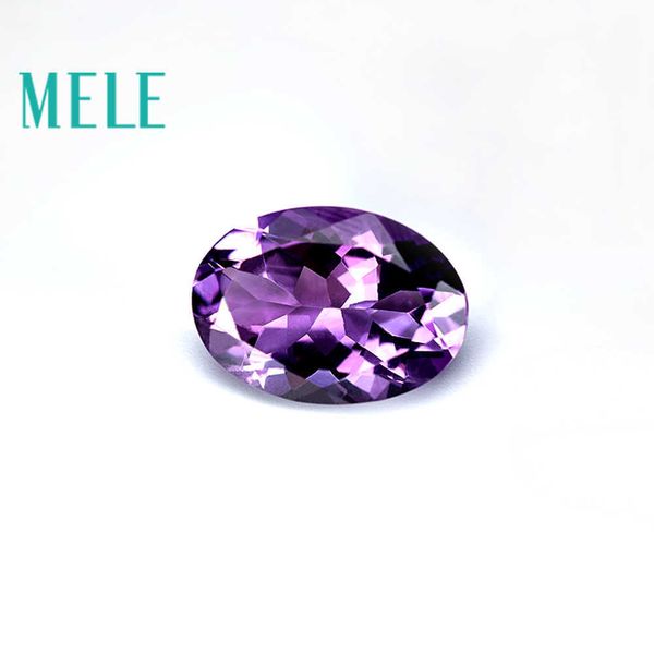 

natural amethyst 10x14mm 5ct loose stone diy stone matching designer stone matching oval for women h1015, Black