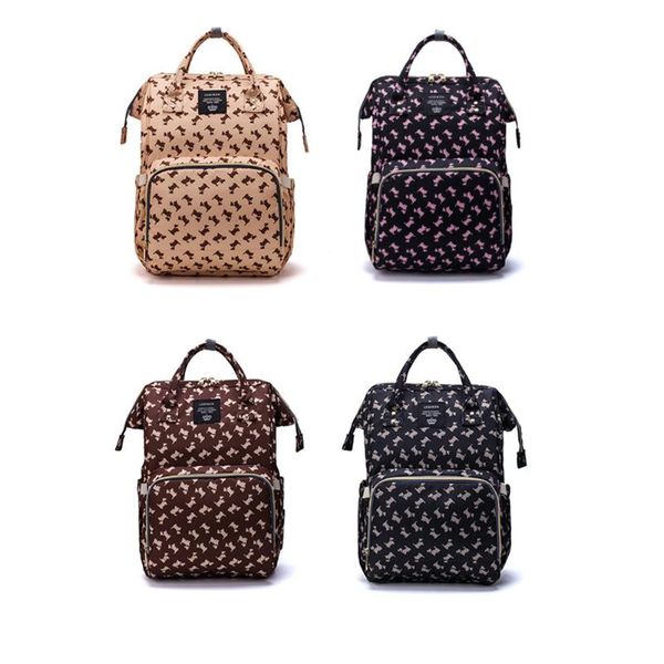 

diaper bags fashion women puppy printing mummy maternity nappy bag large capacity travel backpack nursing for stroller hanging rucksack