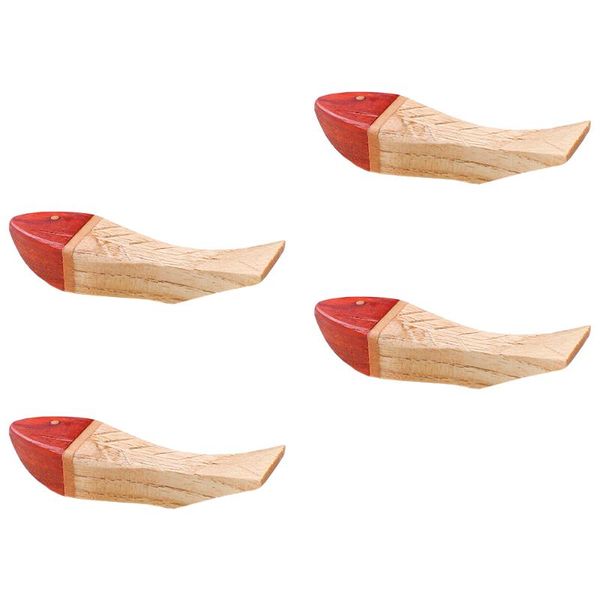 

chopsticks 4pcs wooden fish shaped storage chopstick racks creative shelves