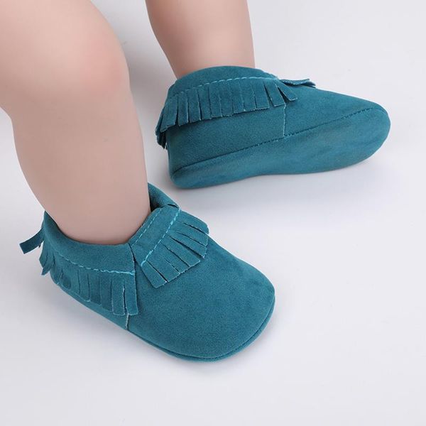 

first walkers pu suede leather born baby moccasins shoes soft soled non-slip crib walker 2021 zapatos #p3