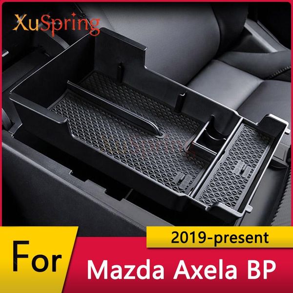 

car organizer for 3 axela 2021-2021 accessories central armrest storage box container center console tray interior product