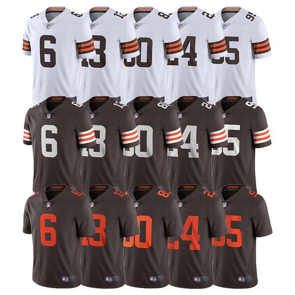 

tracksuit jerseys rugby jersey cleveland 6# baker embroidered, Gray