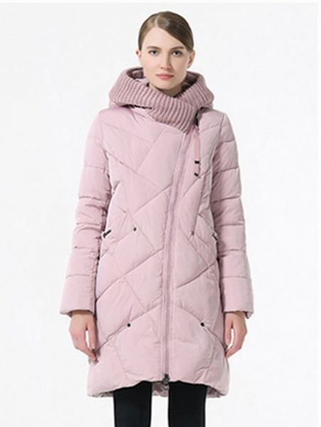 

gasman zip up slant pocket hooded puffer coat 15aj#, Black