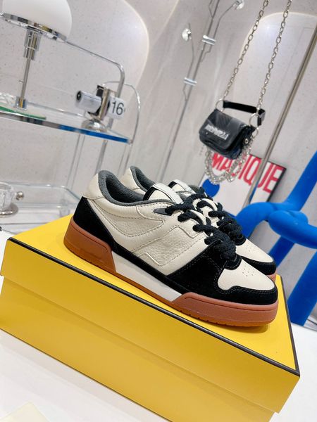 

chic casual shoes match shoes designer luxury men women sneakers casual shoe vintage suede beige trainer low, Black