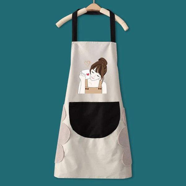 

aprons 70*72cm apron big pocket convenient durable handwipes two sides unisex
