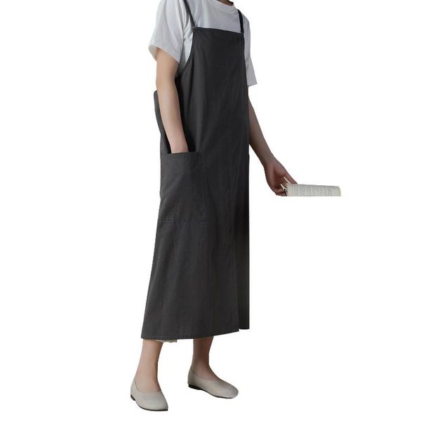 

aprons back bib cooking apron with pockets adjustable grandma accessories baking for bbq easy clean lightweight gardening home kitchen