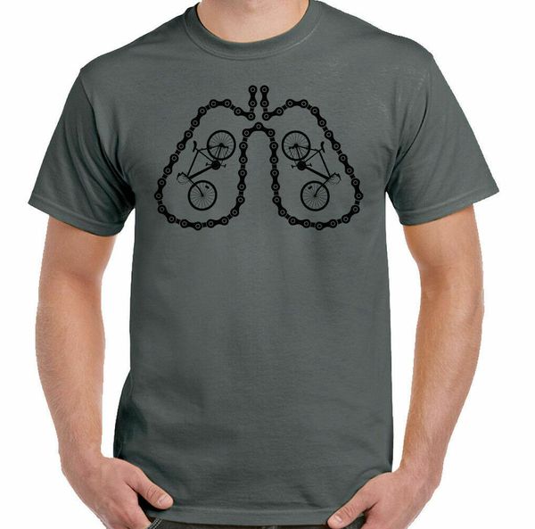 

cycling t-shirt bicycle lungs mens funny cyclist mtb road bike road racer bmx, White;black